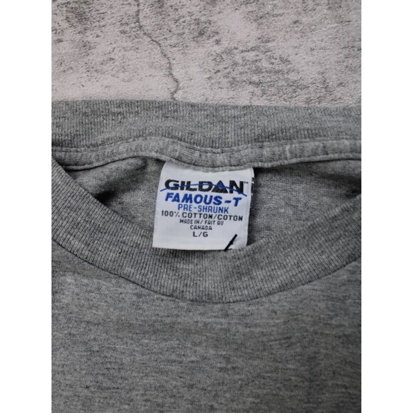 Vintage 90s Wossa 1992 Gray Full Sleeves T - Picture 4 of 4